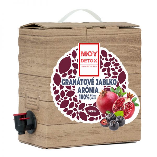 Džús Granátové jablko Arónia 100% šťava 3L MOY - Image 2