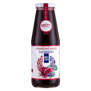 Džús Granátové jablko Čučoriedka 100% šťava 700ml MOY