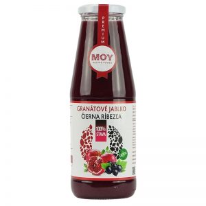 Džús Granátové jablko čierna Ríbezľa 100% šťava 700ml MOY