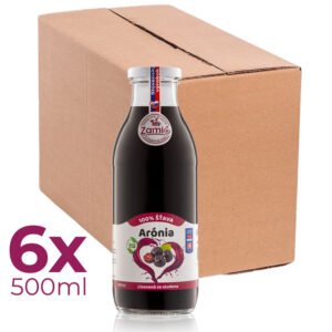 Zamio 100 % ovocná šťava BIO Arónia 500ml x 6ks