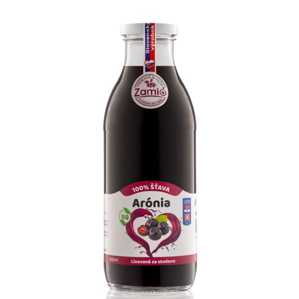 Zamio 100 % ovocná šťava BIO Arónia 500ml