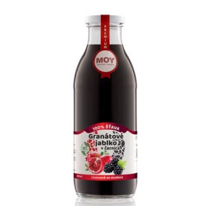Džús Granátové jablko Černica 100% šťava 500ml MOY