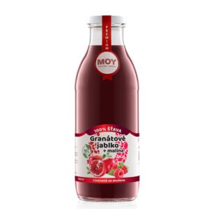 Granátové jablko Malina 100% šťava 500ml MOY