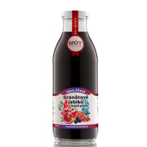 MOY 100% šťava Granátové Jablko Lesné plody 500ml