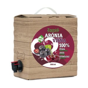 Zamio 100% ovocná šťava Aronia - Višňa 3L