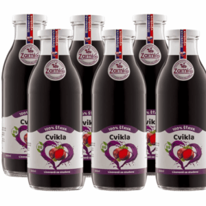 Cviklová DETOX kúra 100 % šťava BIO CVIKLA 500ml x 6ks ZAMIO