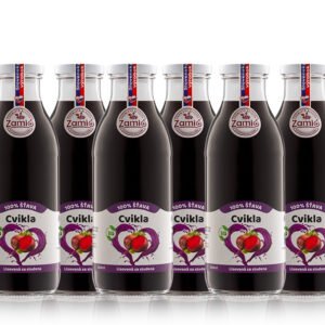 Cviklová DETOX kúra 100 % šťava BIO CVIKLA 500ml x 6ks ZAMIO