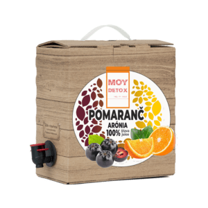 MOY 100 % ovocná šťava Arónia – Pomaranč 3L