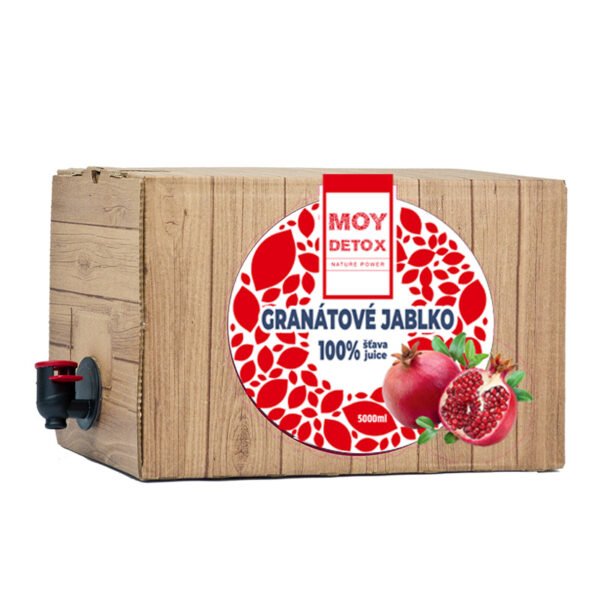 Džús Granátové jablko 100% šťava 5L MOY
