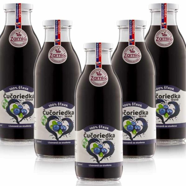 Detox kúra Čučoriedka 500ml x 6ks