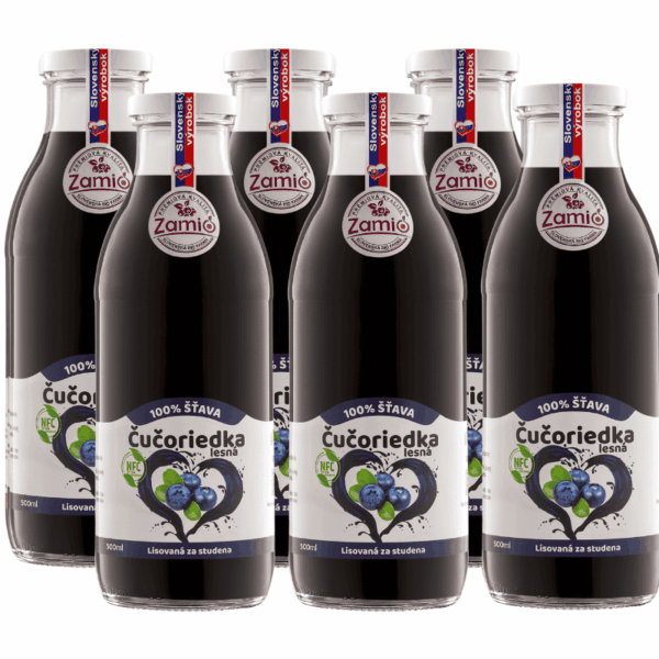 Detox kúra Čučoriedka 500ml x 6ks