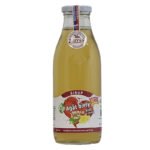 na obrázku je sklenená fľaša plnej sirupu z macerátu kvetu Agáta bieleho 500ml