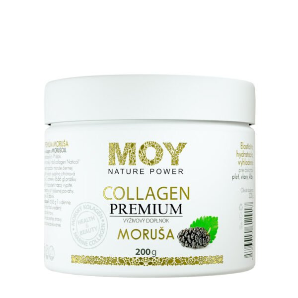 MOY COLLAGEN PREMIUM MORUŠA 200g - morský kolagén typ I + 20% extrakt MORUŠA
