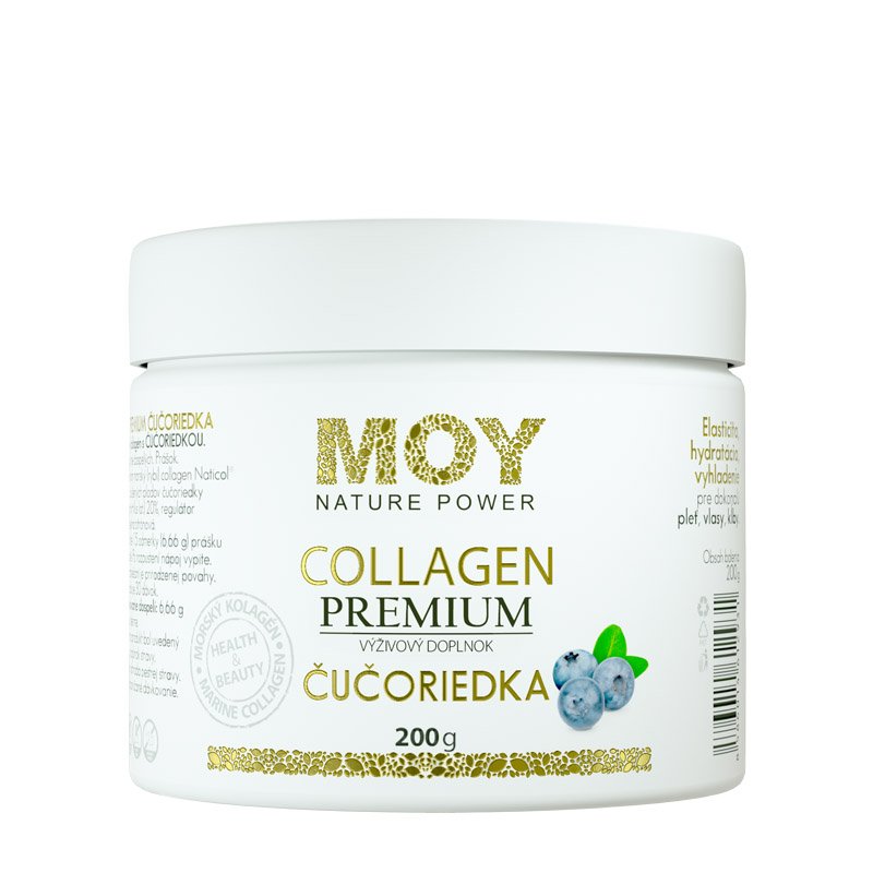 MOY COLLAGEN PREMIUM ČUČORIEDKA 200g - morský kolagén typ I + 20% extrakt ČUČORIEDKA