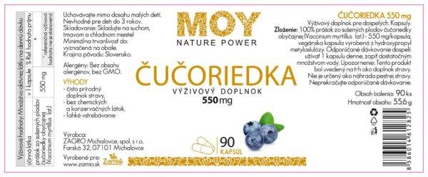 MOY NATURE POWER ČUČORIEDKA 550 mg x 90 kapsúl  výživový doplnok - Image 2