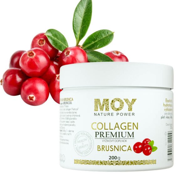 MOY COLLAGEN PREMIUM BRUSNICA 200g - morský kolagén typ I + 20% extrakt BRUSNICA - Image 2