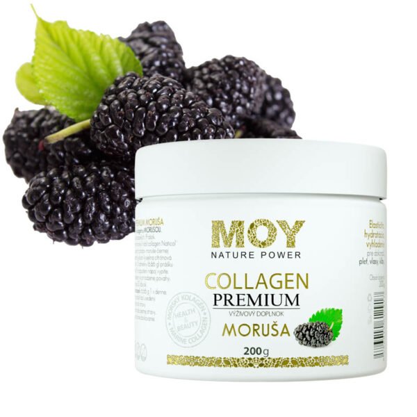 MOY COLLAGEN PREMIUM MORUŠA 200g - morský kolagén typ I + 20% extrakt MORUŠA - Image 2