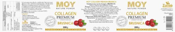 MOY COLLAGEN PREMIUM BRUSNICA 200g - morský kolagén typ I + 20% extrakt BRUSNICA - Image 3