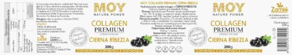 MOY COLLAGEN PREMIUM ČIERNA RÍBEZĽA 200g - morský kolagén typ I + 20% extrakt RÍBEZĽA ČIERNA - Image 4