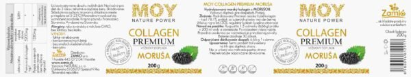 MOY COLLAGEN PREMIUM MORUŠA 200g - morský kolagén typ I + 20% extrakt MORUŠA - Image 3