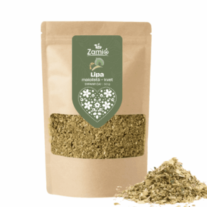 Lipa kvet sypany čaj od ZAmio v potravinárskom DOY pack sačku + kvet sušeny caj