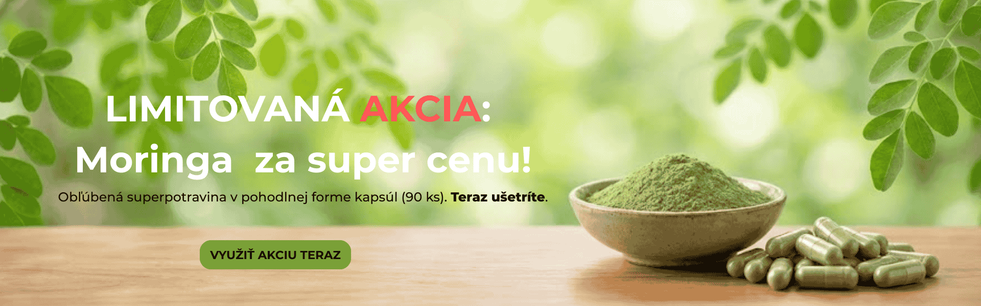 MOY Moringa olejodarná 90 kapsúl – prírodný výživový doplnok