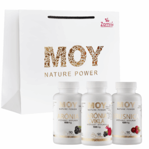 Moy Natur Power Pack3 výživový doplnok 3x90 kapsúl – balenia Arónia, Arónia s Cviklou a Brusnica